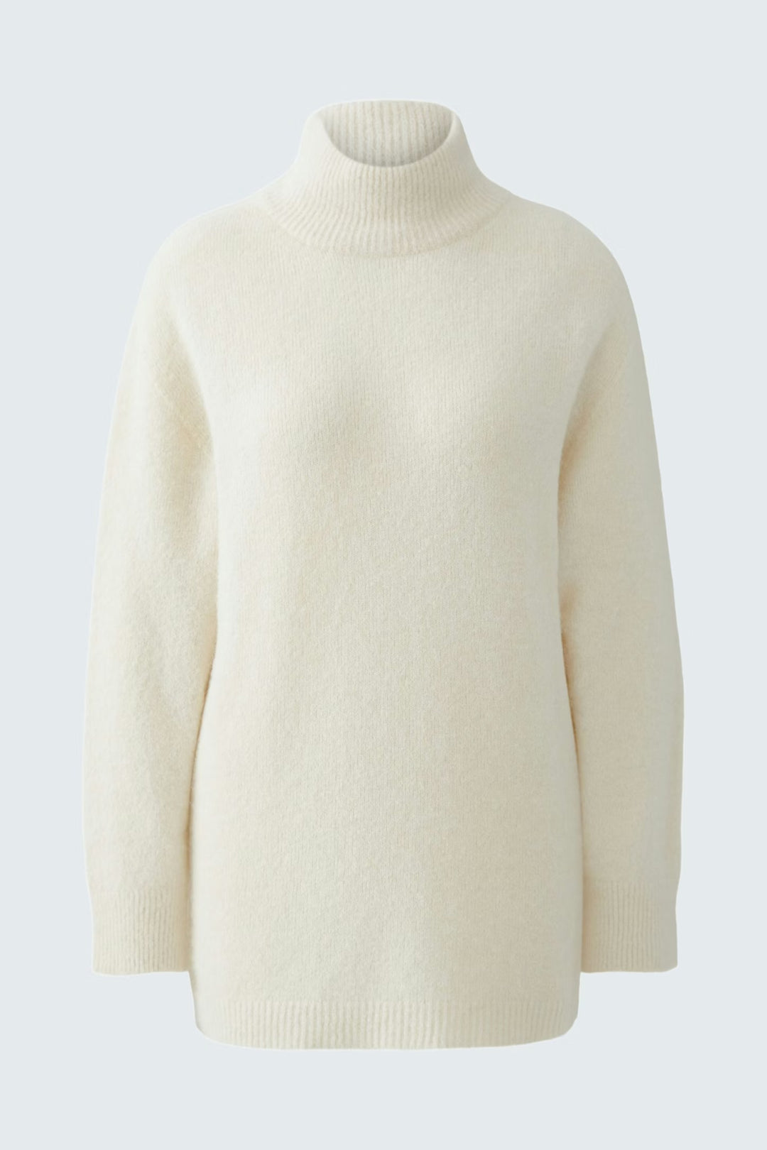 Oui Turtle Neck Pullover In Cream