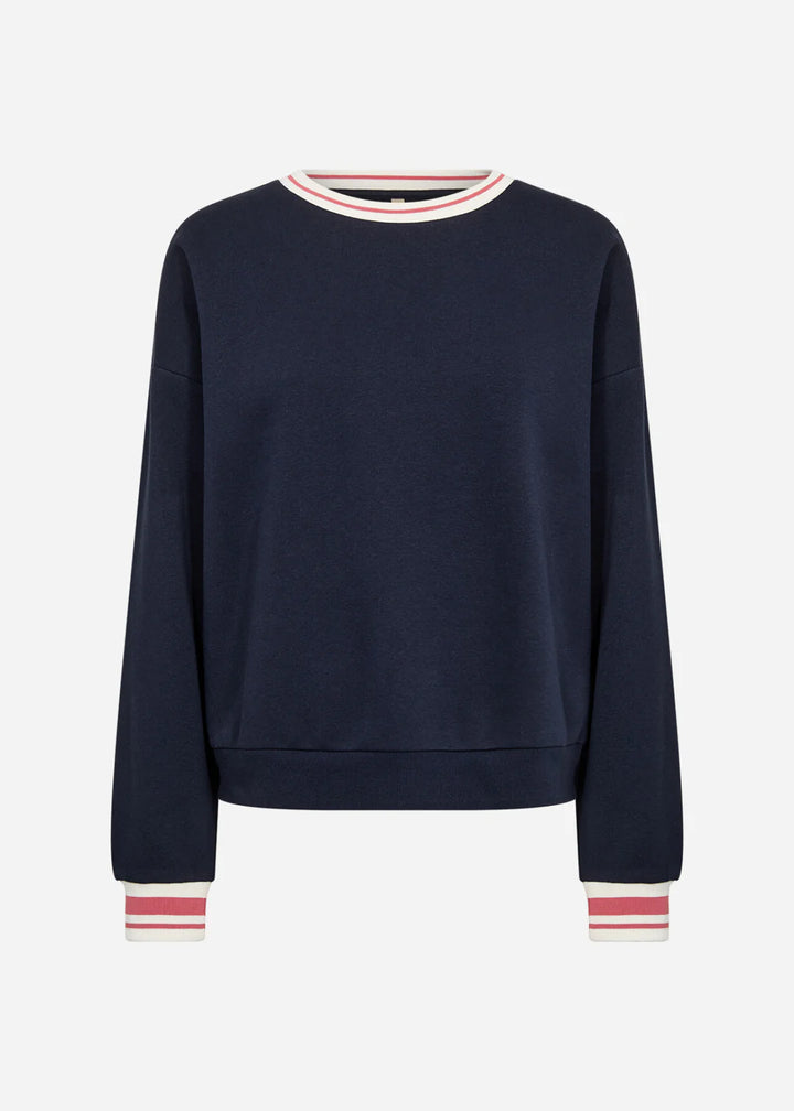 Soya Concept Angelin Sweatshirt In Navy