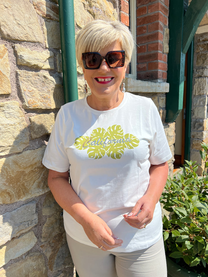 Culture Cuace T-shirt In Spring Gardenia