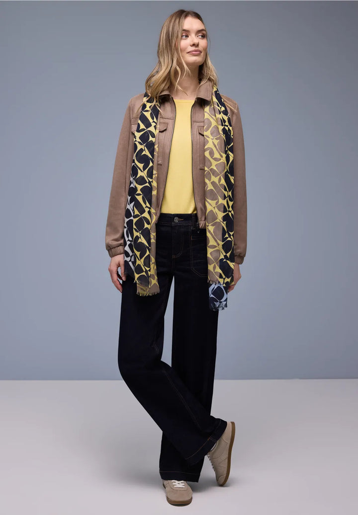 Street One Modal Print Scarf In Multi