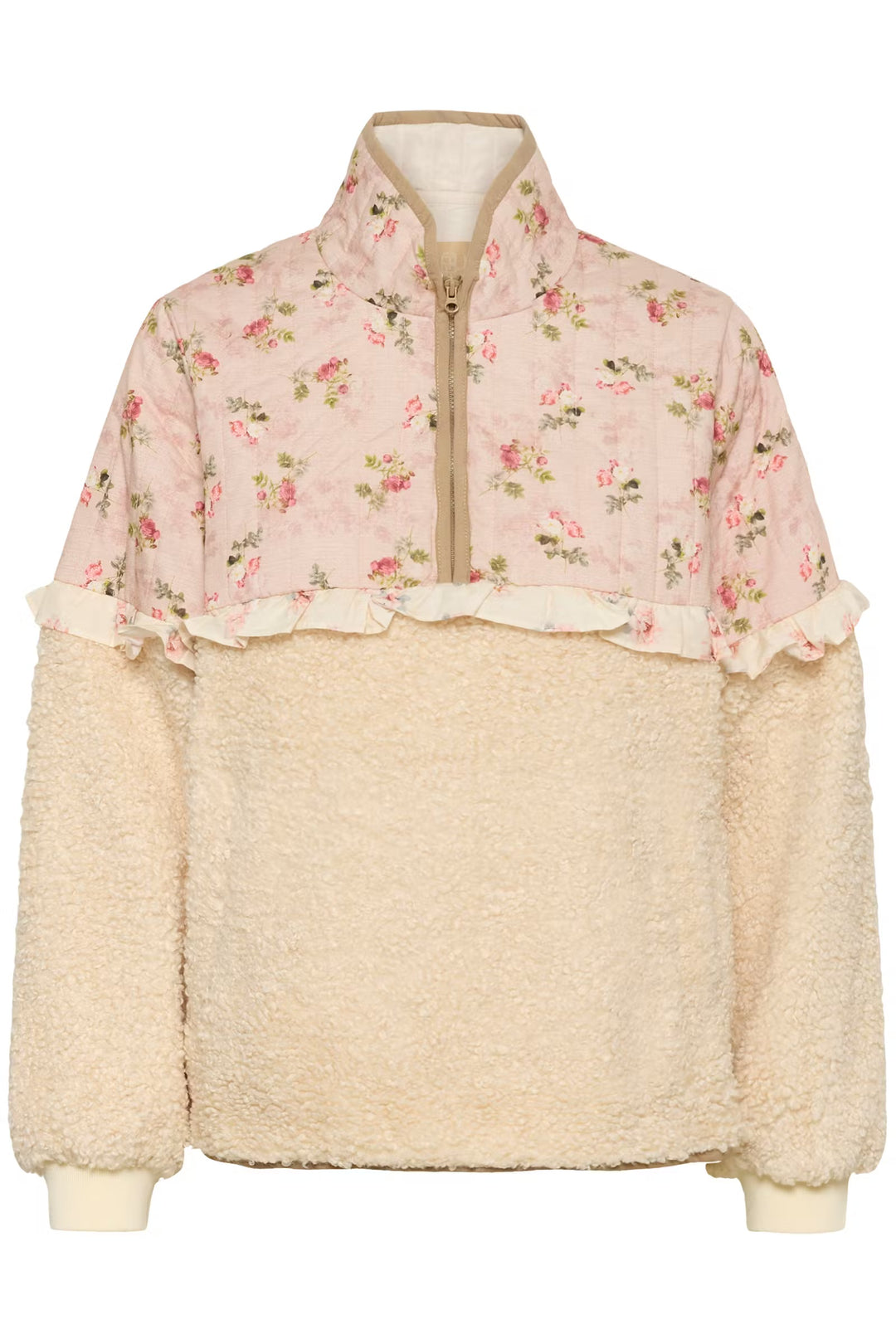 Culture Floral Fleece In Pink Multi