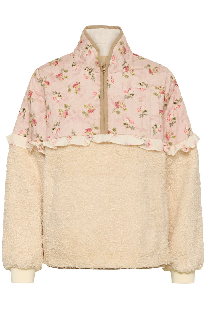 Culture Floral Fleece In Pink Multi