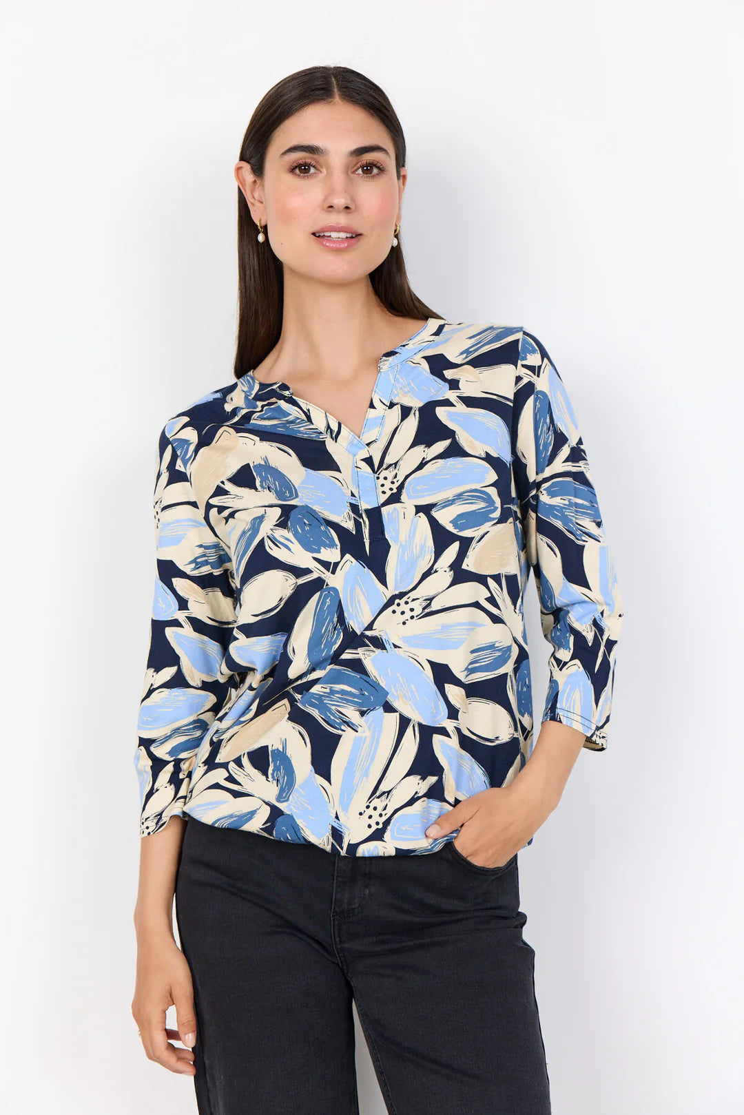 Soya Concept Felicity Top In Light Blue