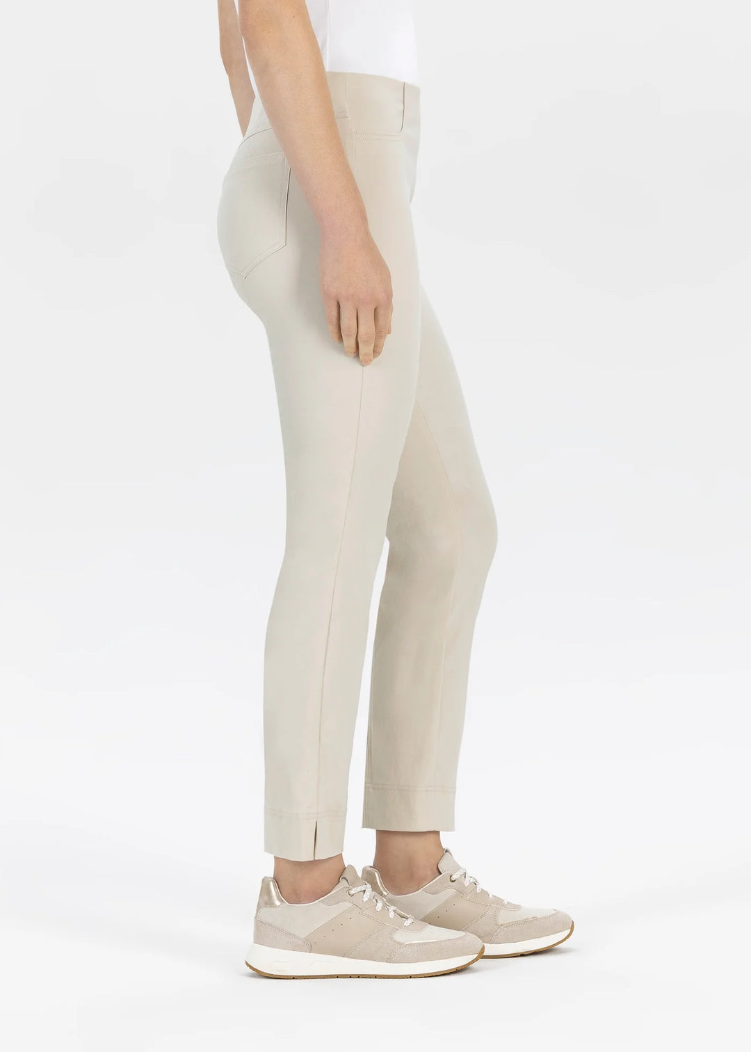 Stehmann Igor 7/8 Pull On Trousers In Stone