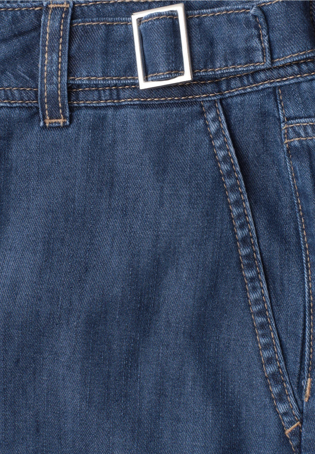 Street One Wide leg jeans in dark blue washed