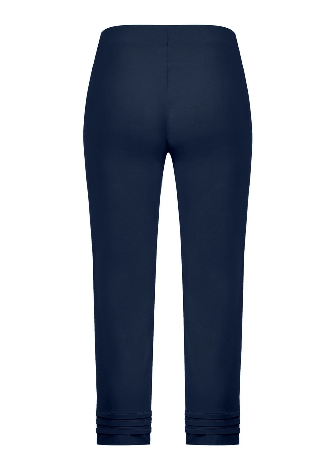 Stehmann Ina Summer Bengaline Trousers In Navy