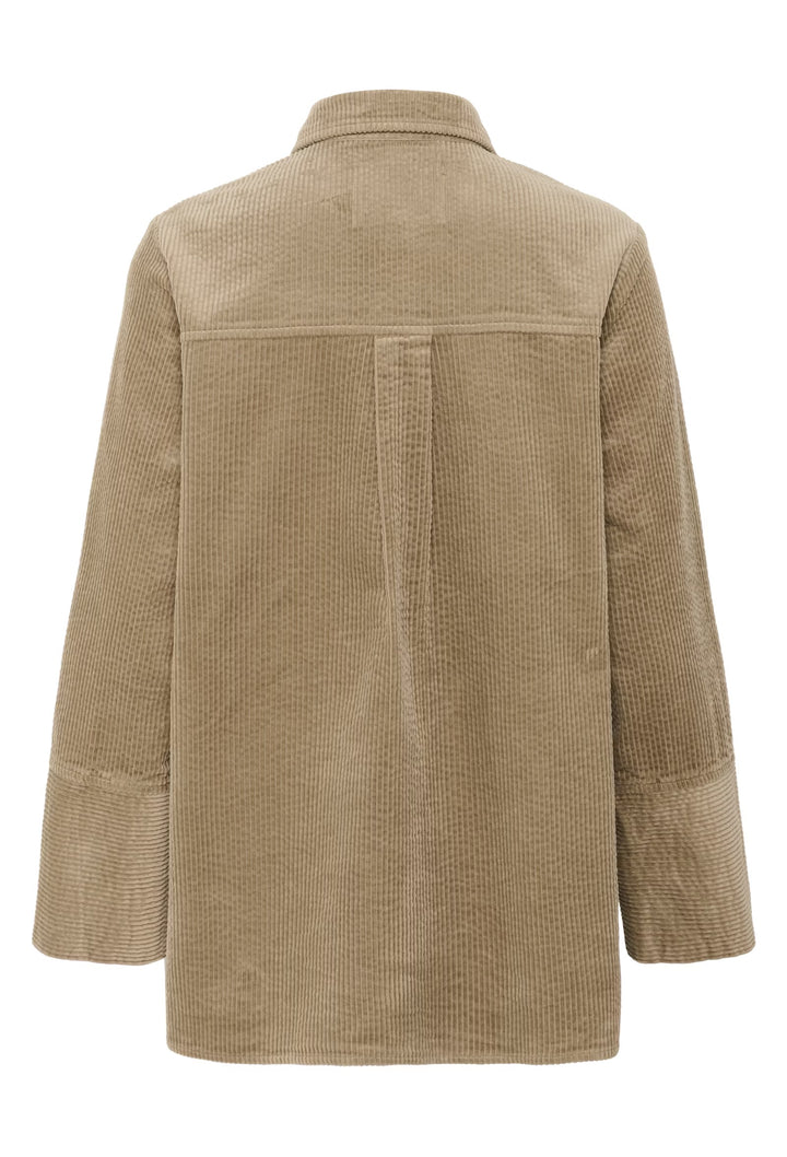 Culture Cubaela Cord Jacket In Timber Wolf