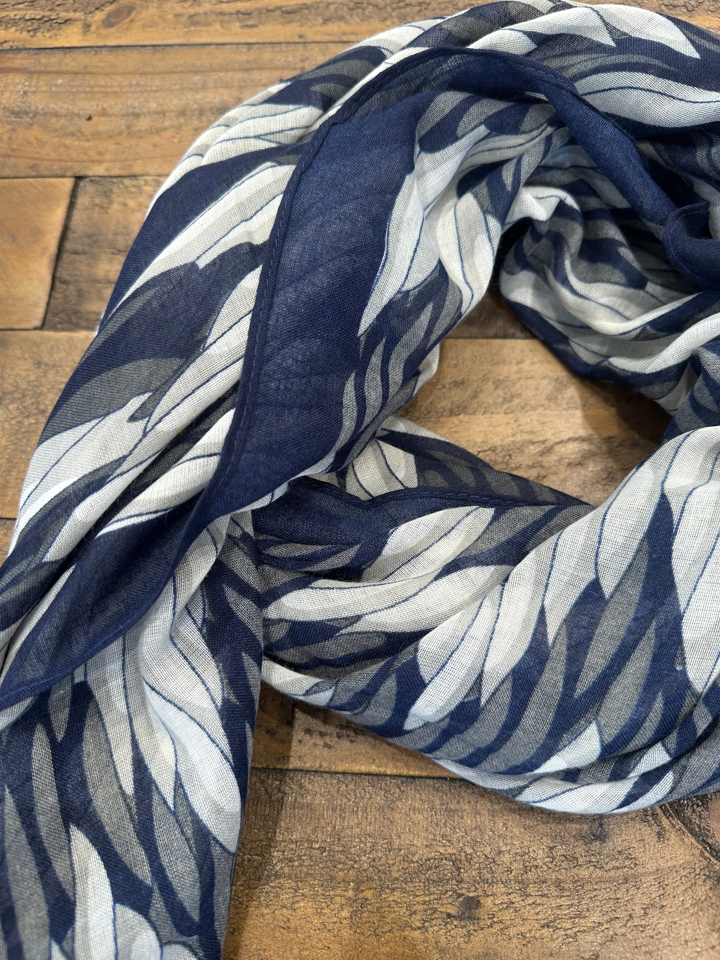 Soya Concept Idamarie Scarf In Blue Multi