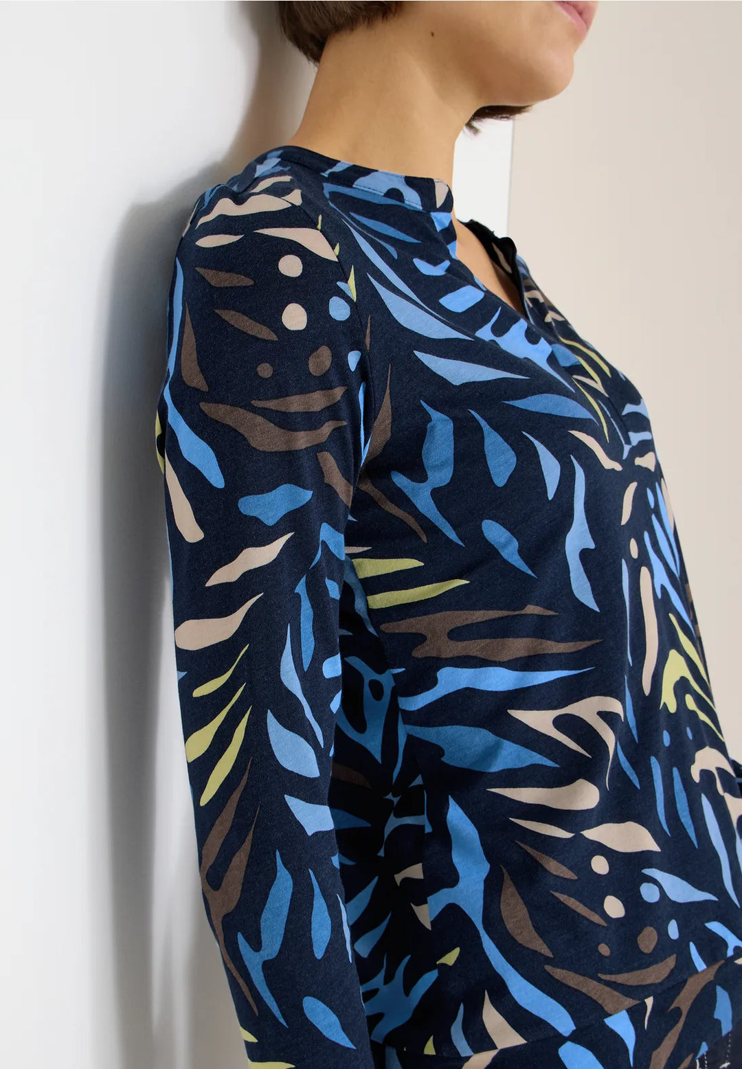 Cecil Multi Top In Universal Blue