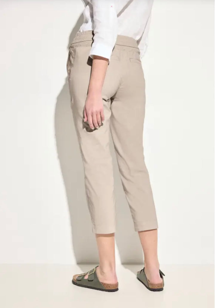 Cecil Tracey 7/8 Trousers In Beige