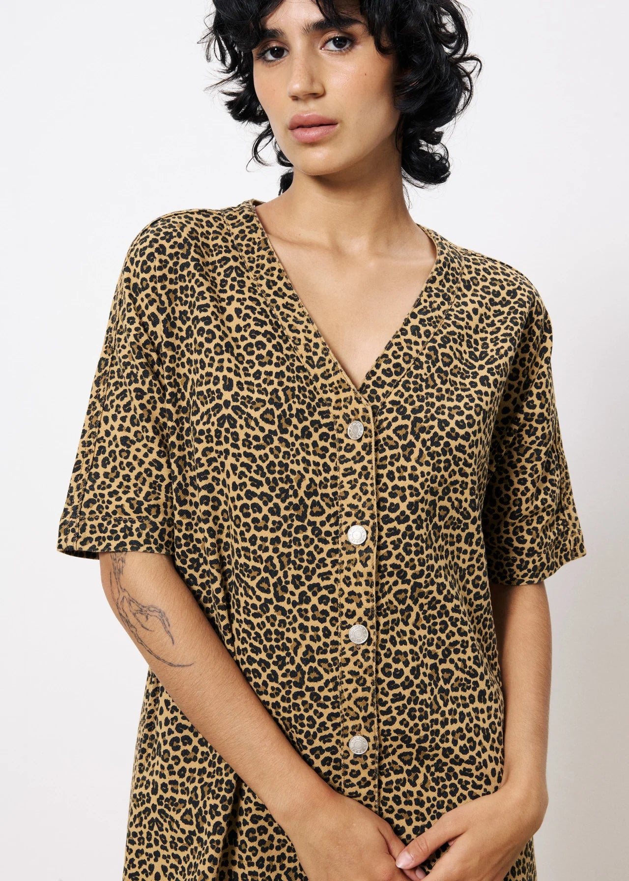 FRNCH Aelita Leopard Dress In Multi