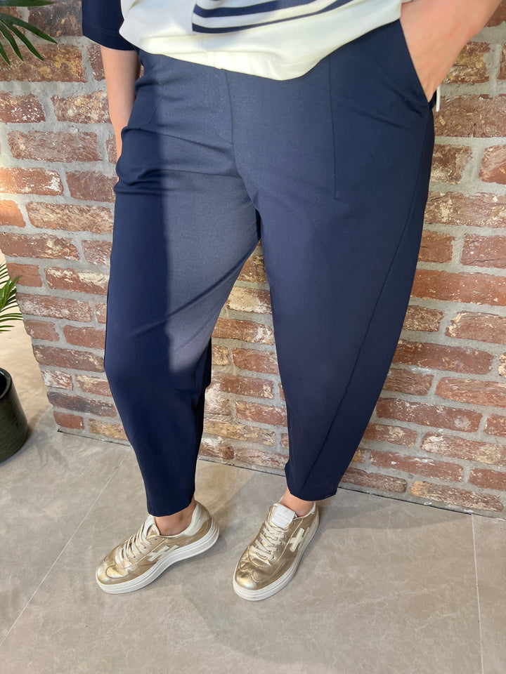 Deck By Decollage Pull On Trousers In Navy