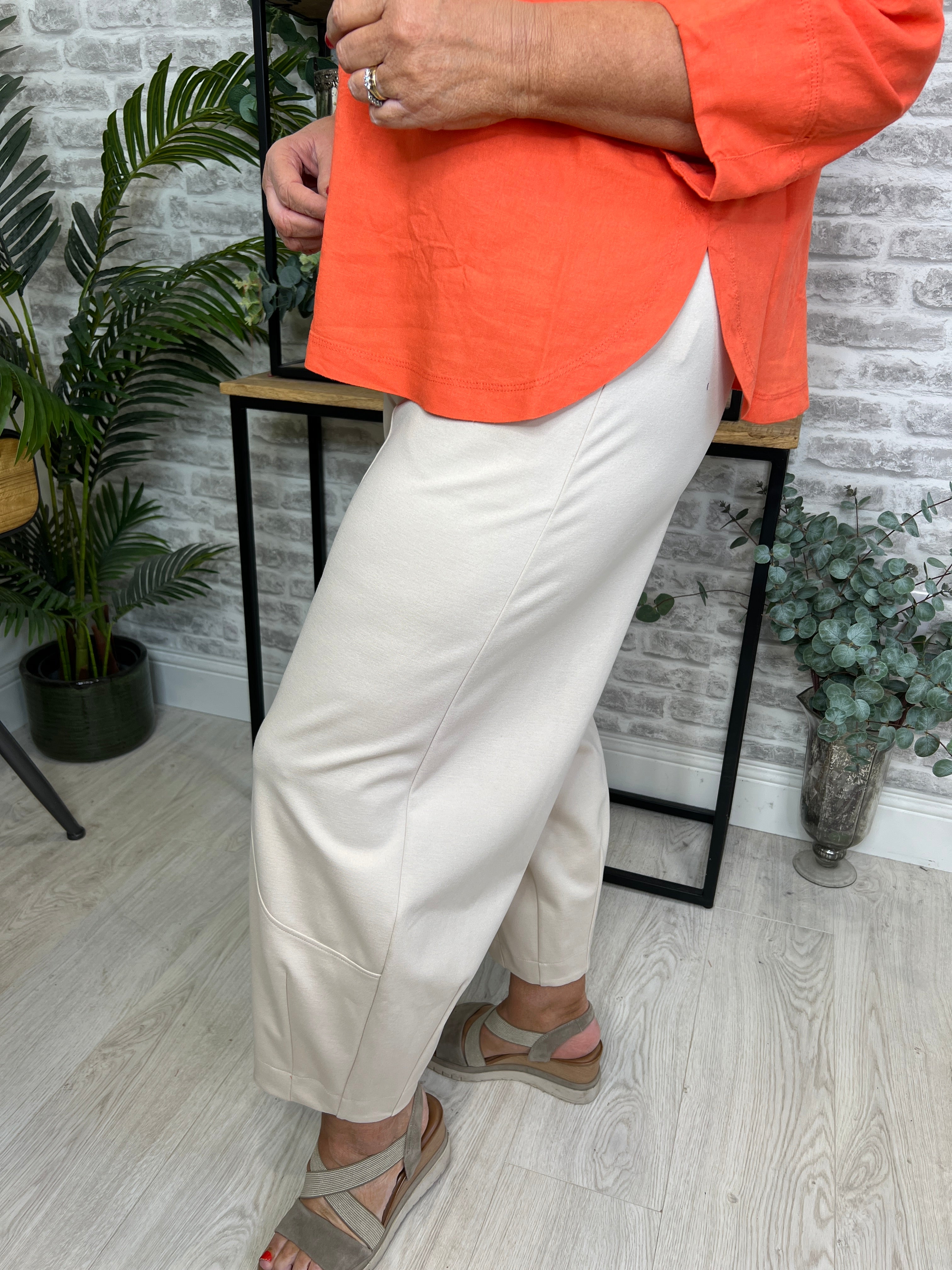 Noen Balloon Trousers In Stone