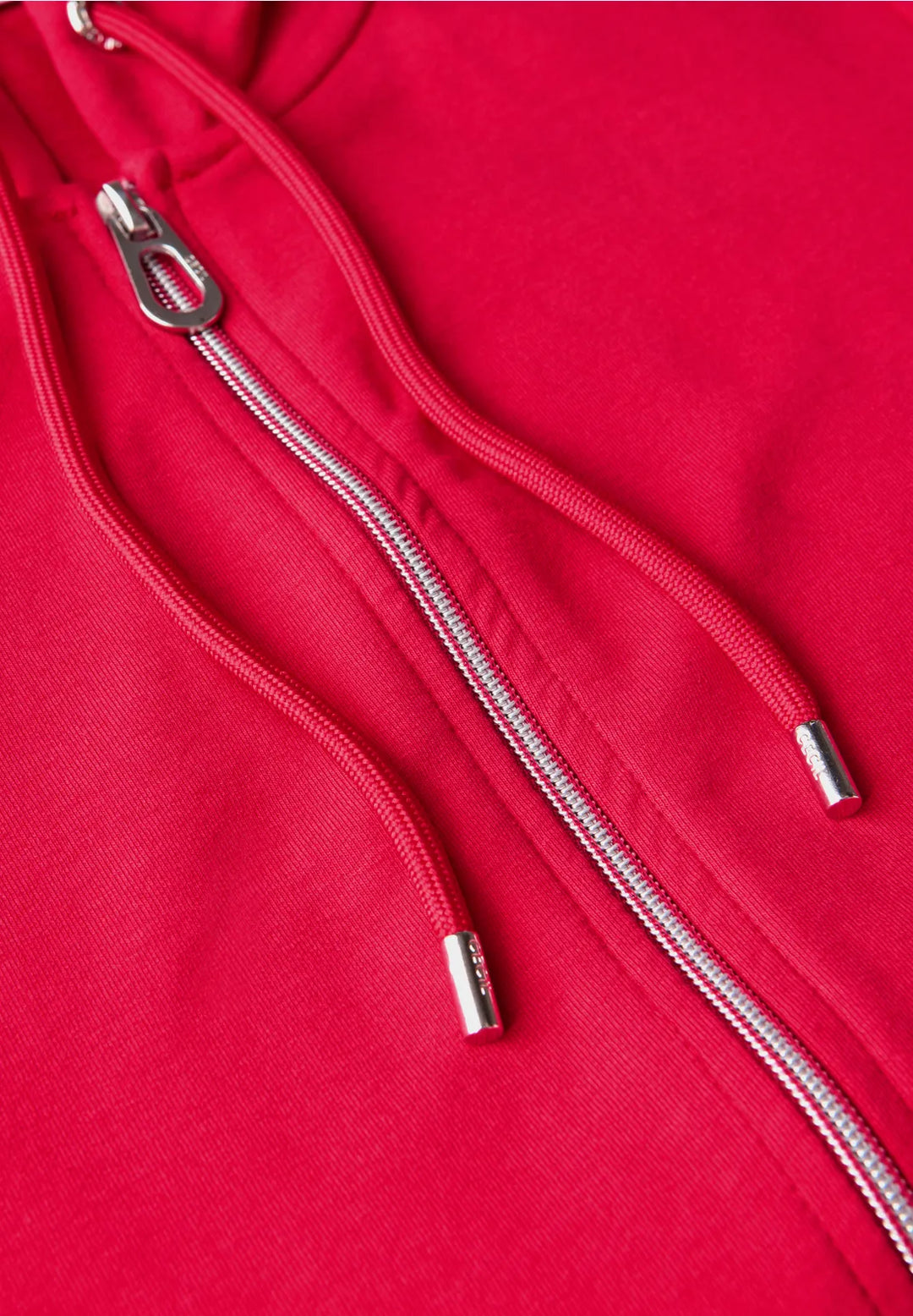 Cecil Short Sleeved Hooded Jacket In Glazed Apple Red