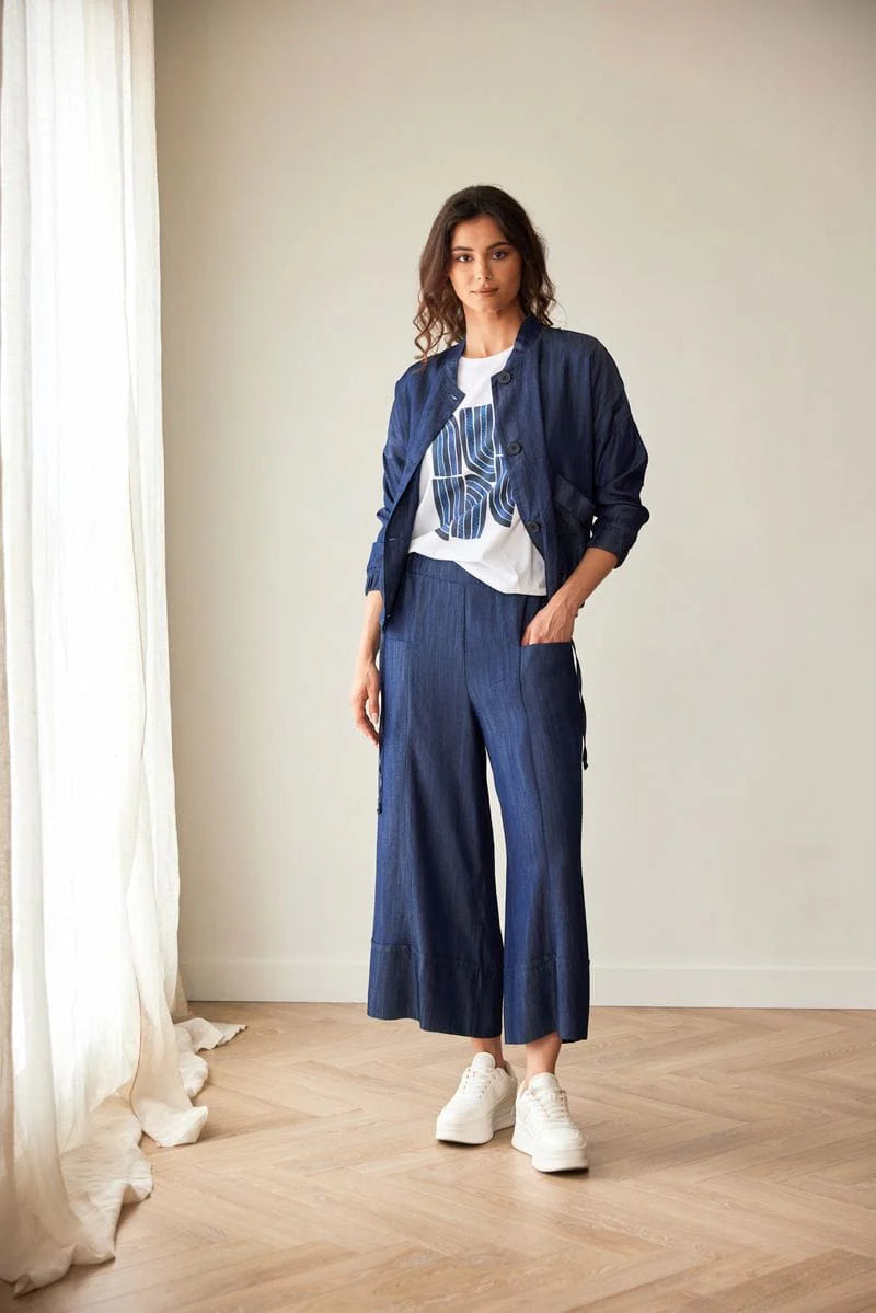 Peruzzi Lux Jean jacket In Denim