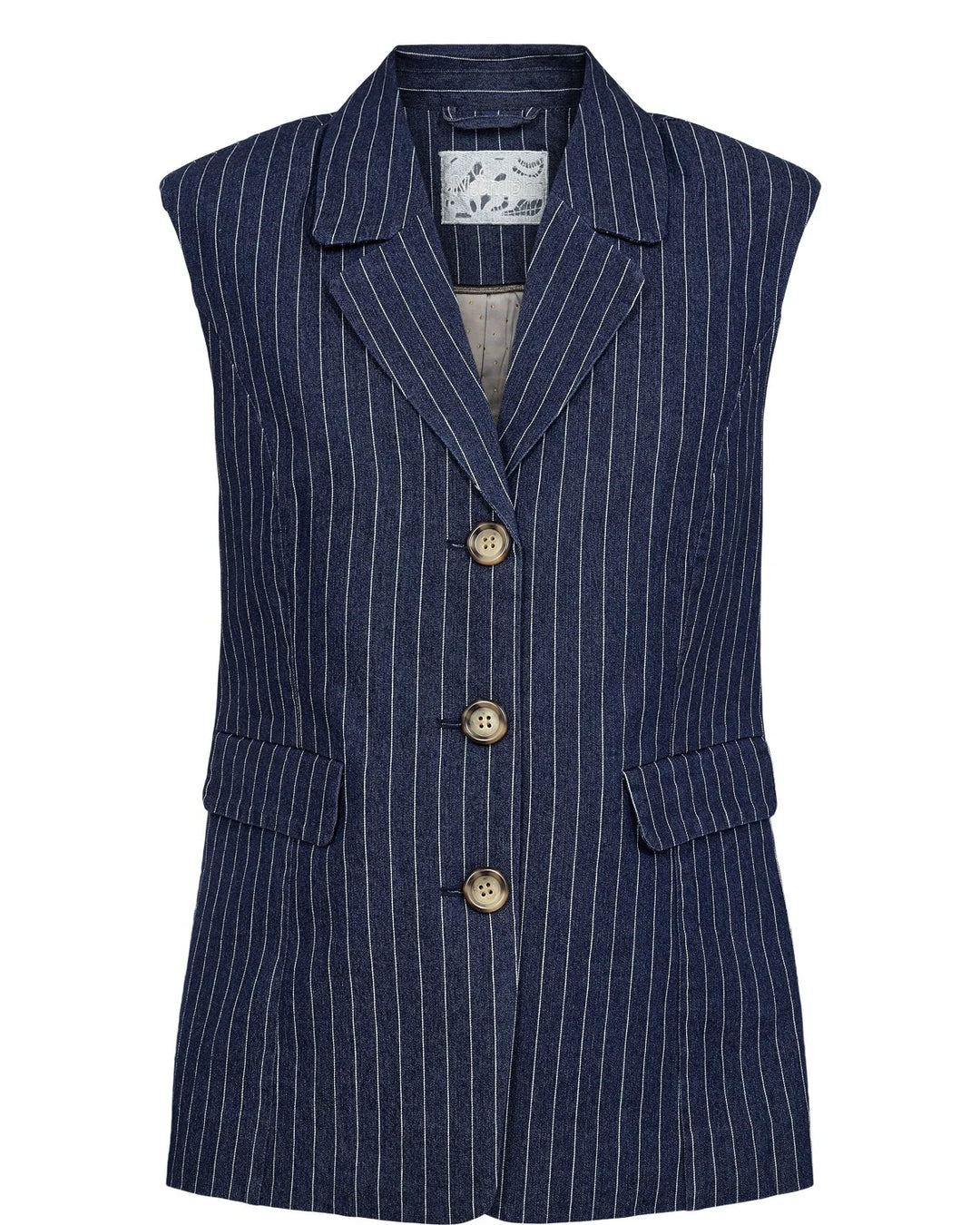 Nümph Nuvibeke Blazer In Medium Blue Denim