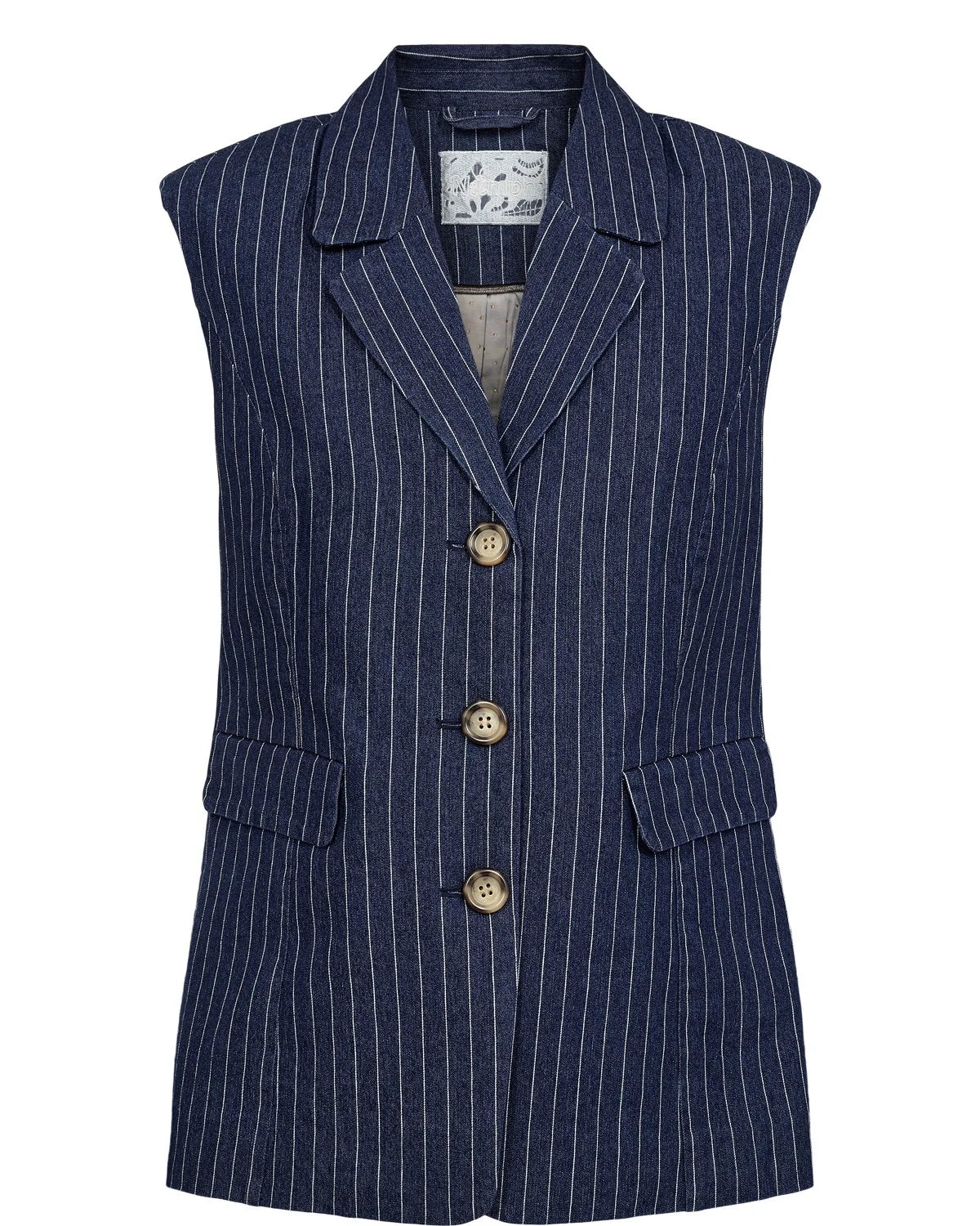 Nümph Nuvibeke Blazer In Medium Blue Denim