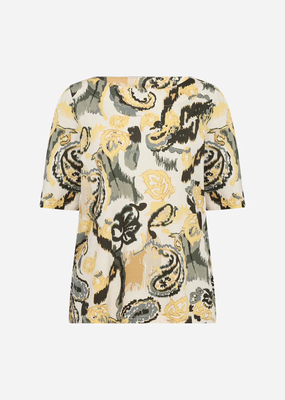 Soya Concept Felicity Floral T-shirt In Yellow