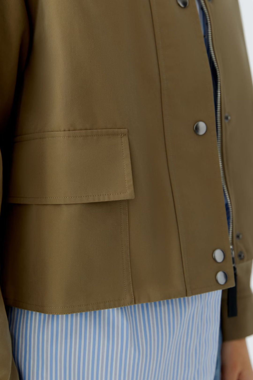 Oui Jacket In Khaki