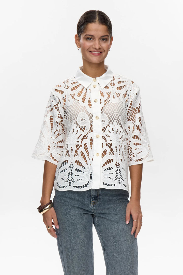 Nümph Nugoldie Shirt In Cloud Dancer