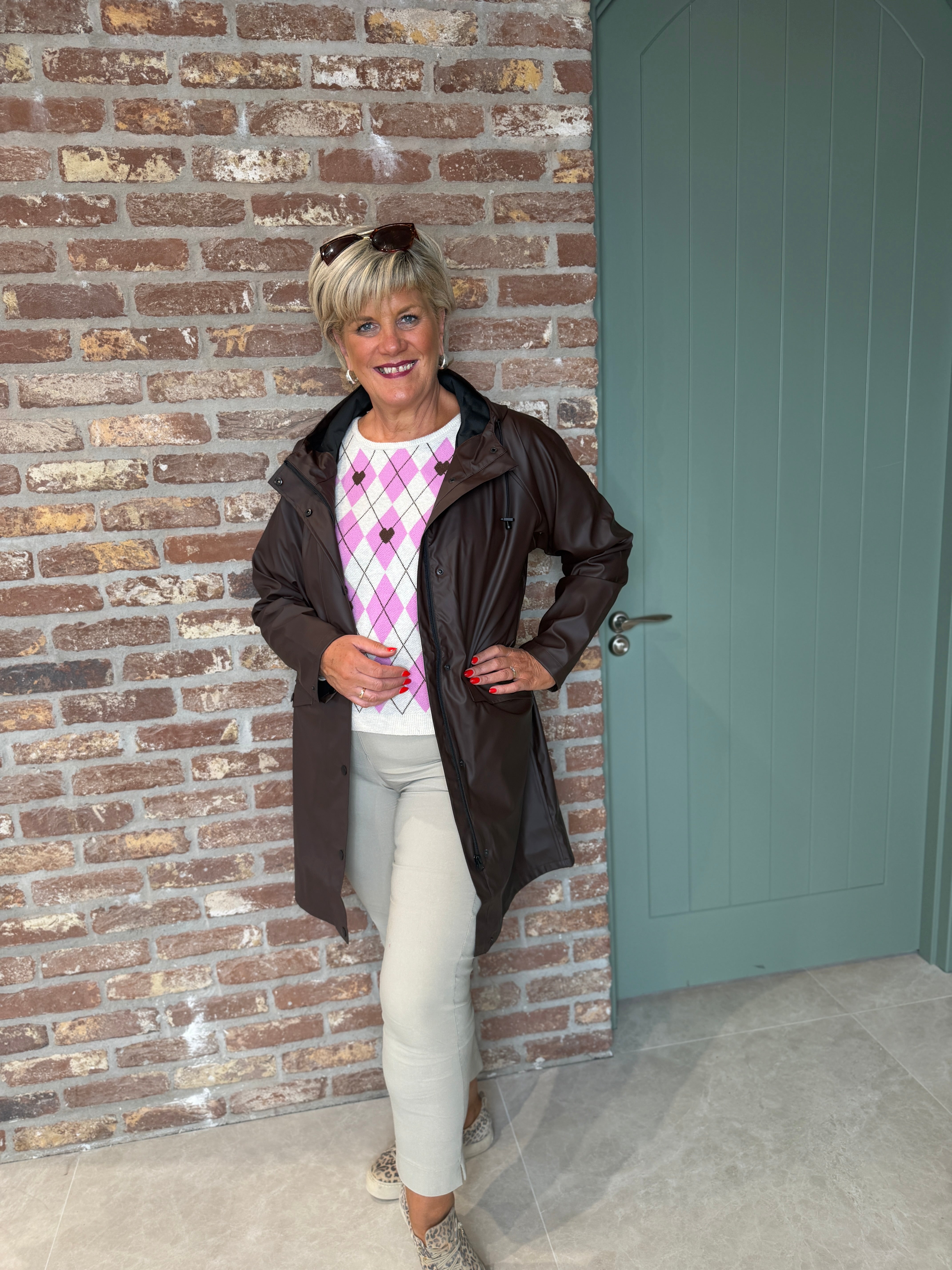 Ichi Ihtazi raincoat in Brown