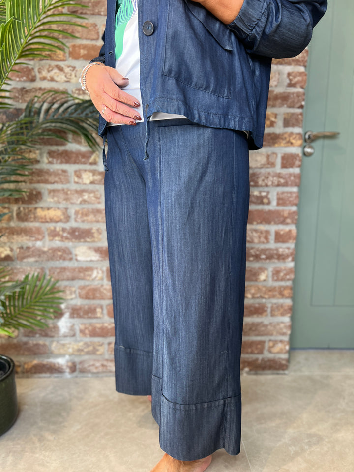 Peruzzi Lux Trousers In Denim