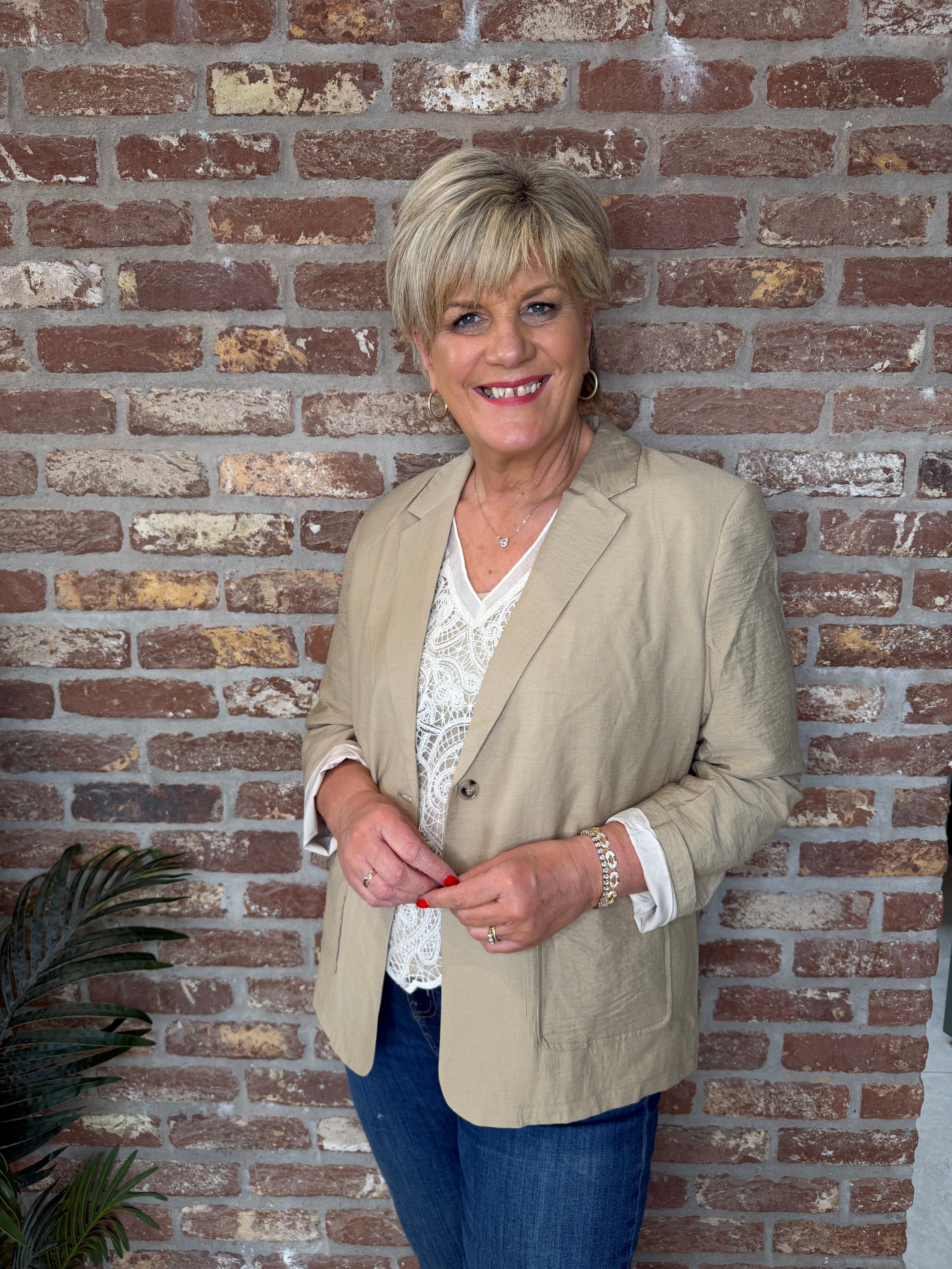 Culture Blazer In Dune Nature