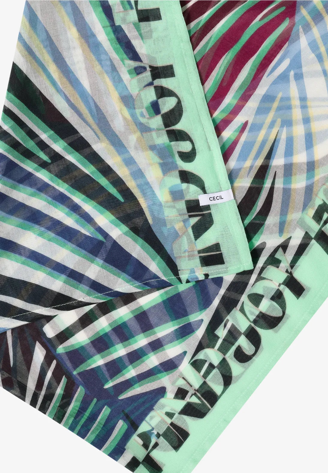 Cecil Loop Snood In Palm Breeze Green