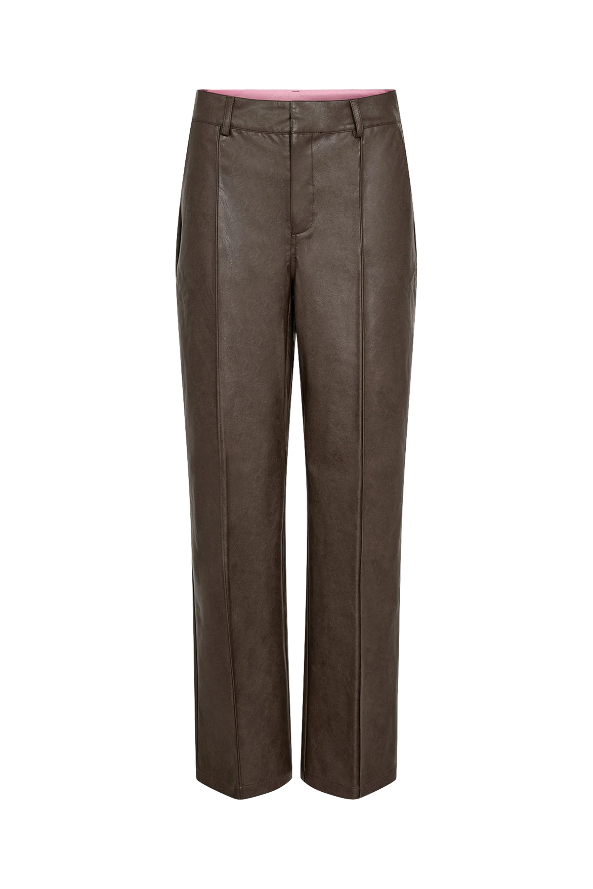 Nümph Nudorith Pu trousers in black coffee