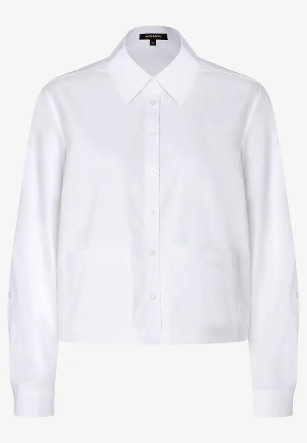 More & More Patch Pocket Shirt In White