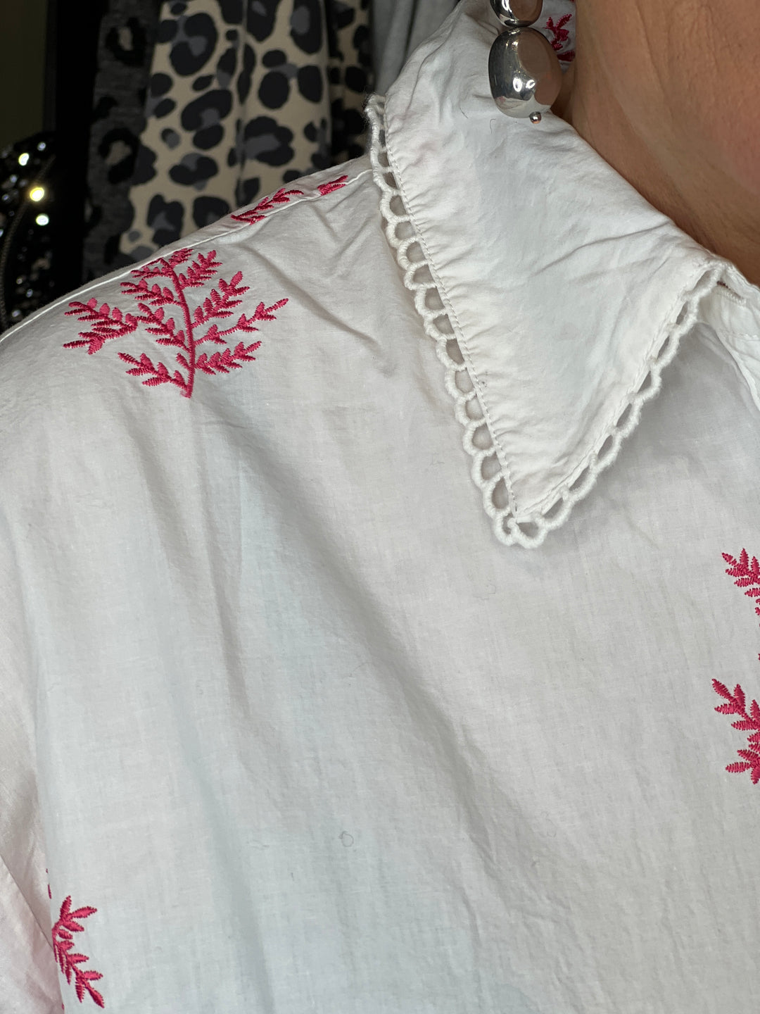 Nümph Nubally Shirt In Pink Lemonade