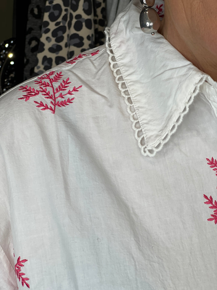 Nümph Nubally Shirt In Pink Lemonade