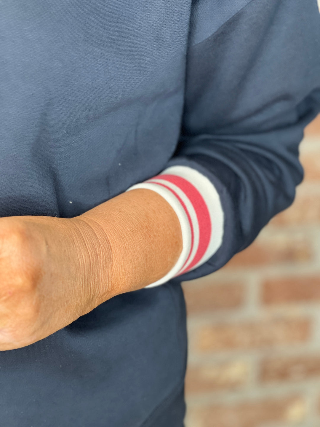 Soya Concept Angelin Sweatshirt In Navy