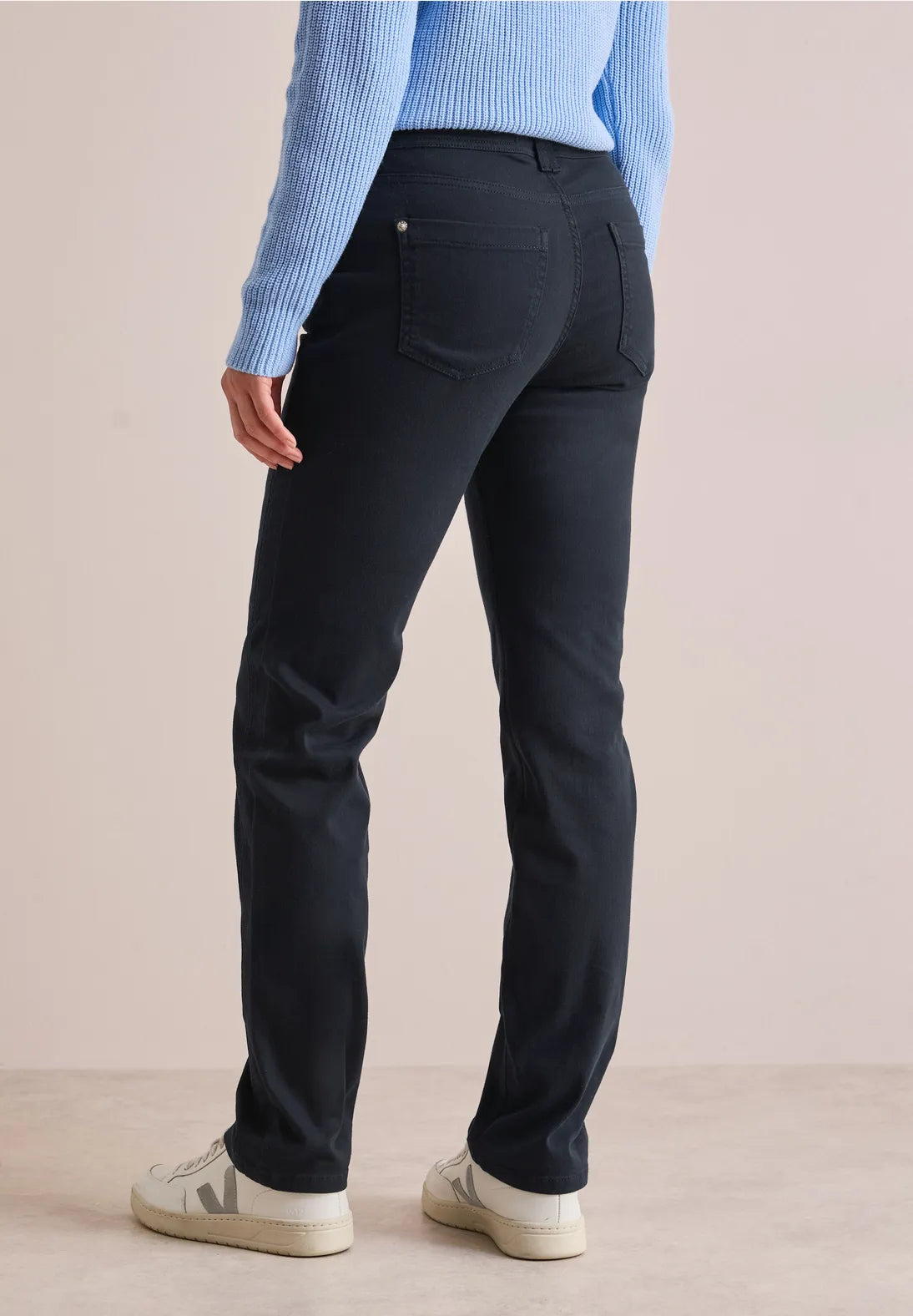 Cecil Toronto Straight Leg Jeans In Universal Blue