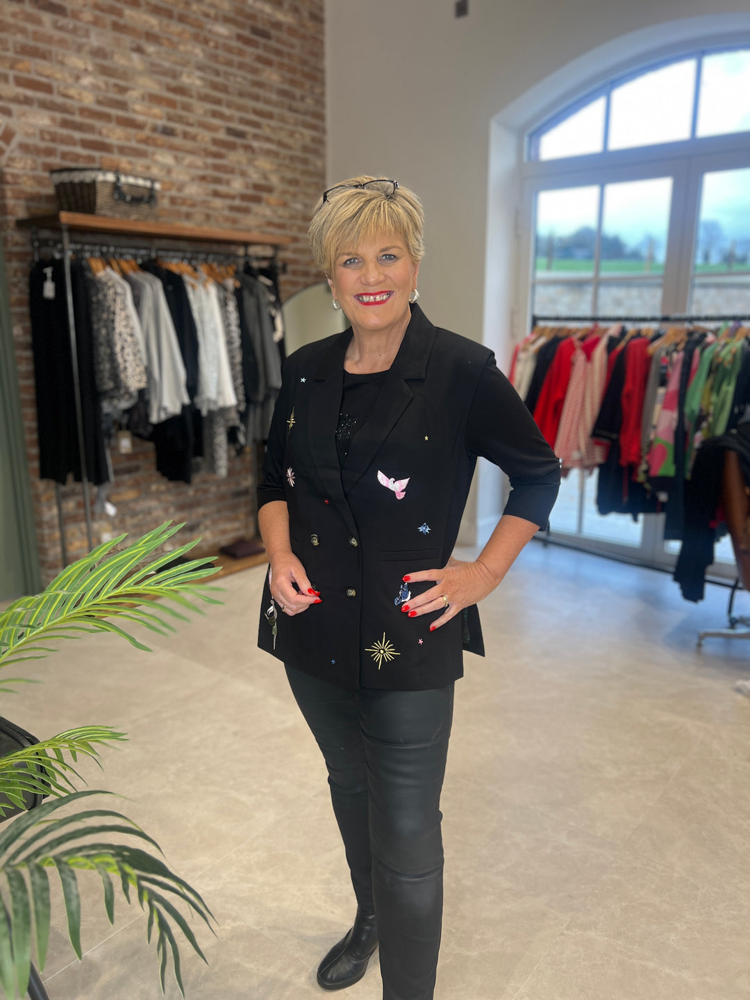 Nümph Nualmut Long Vest In Caviar