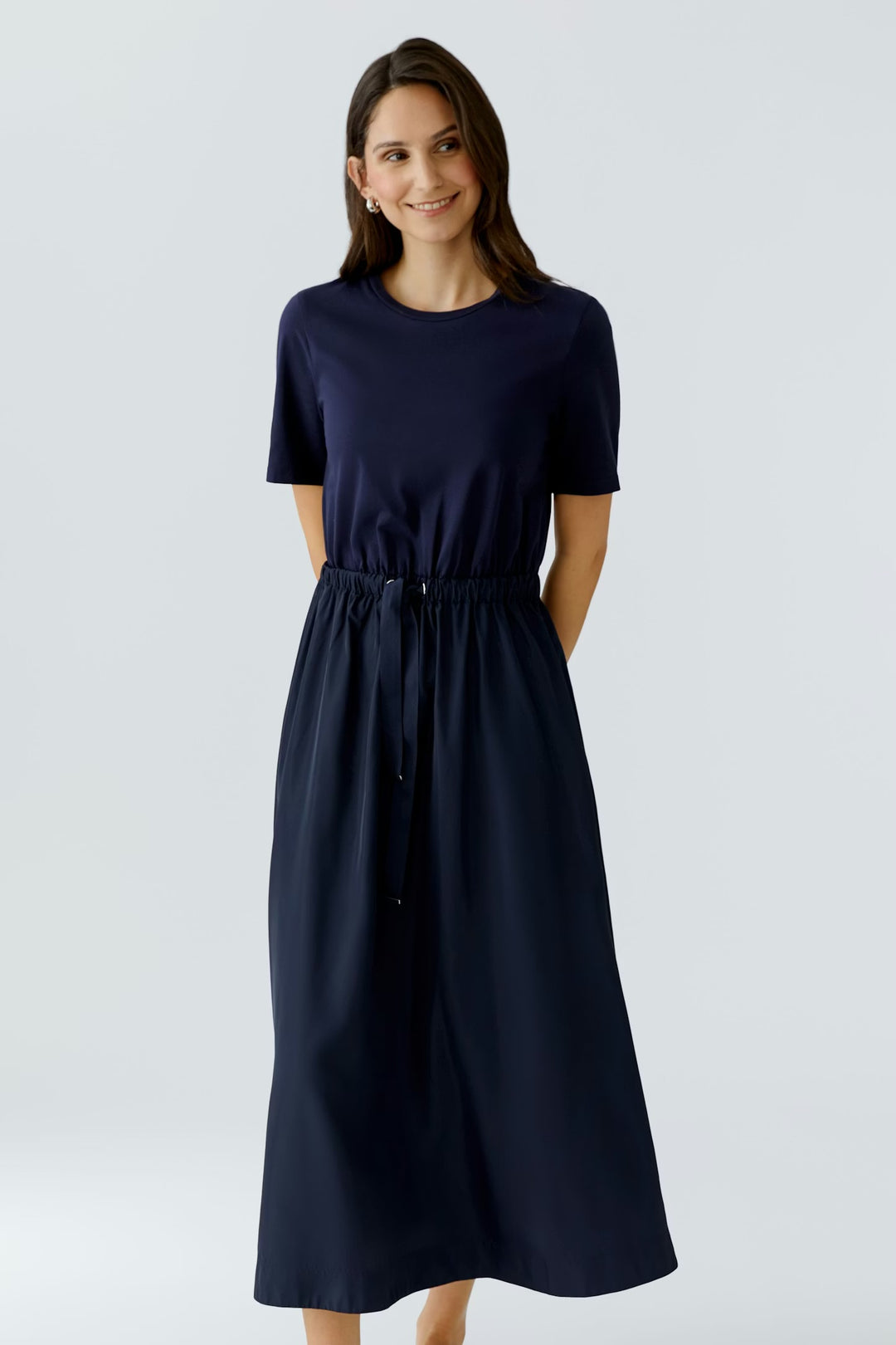 Oui Maxi Dress In Dark Blue