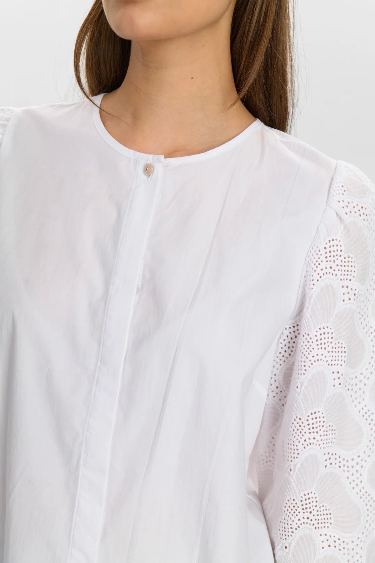 Nümph Nuhensley Shirt In Bright White