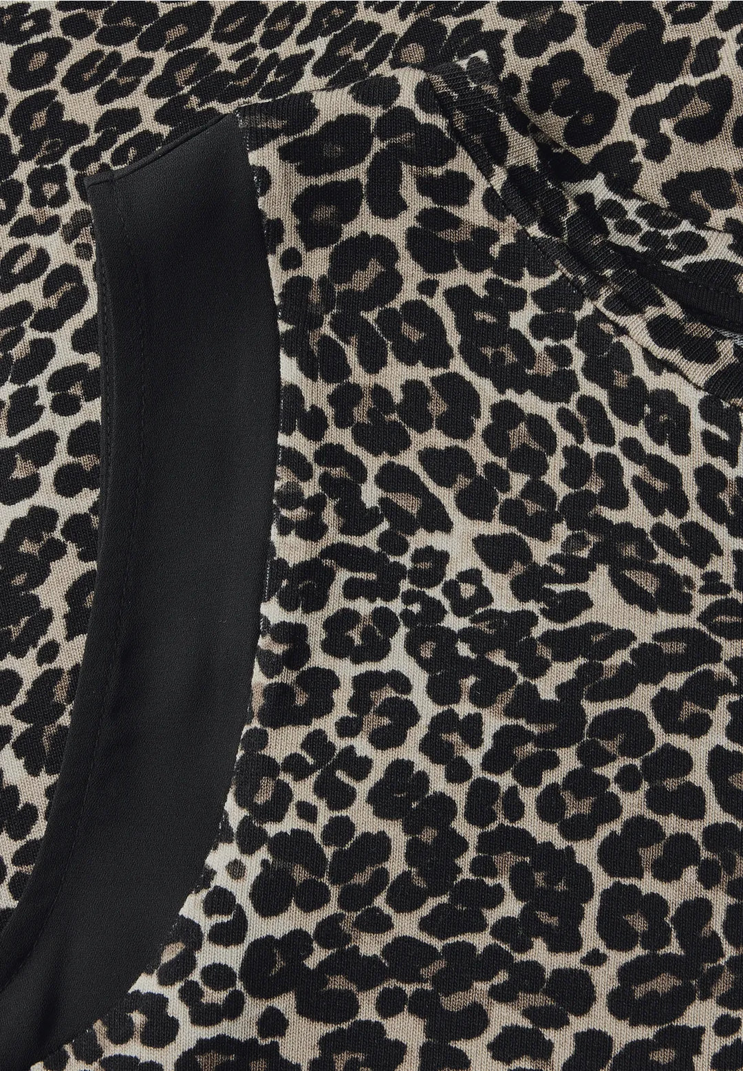 Street One Leopard Top In Black Multi