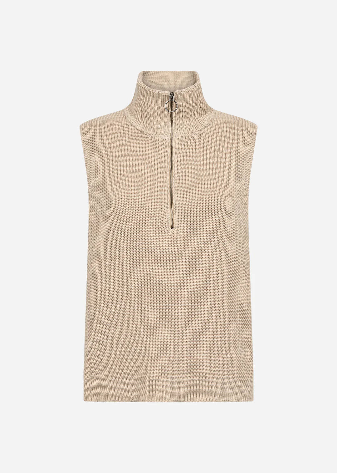 Soya Concept Julia Waistcoat In Sand