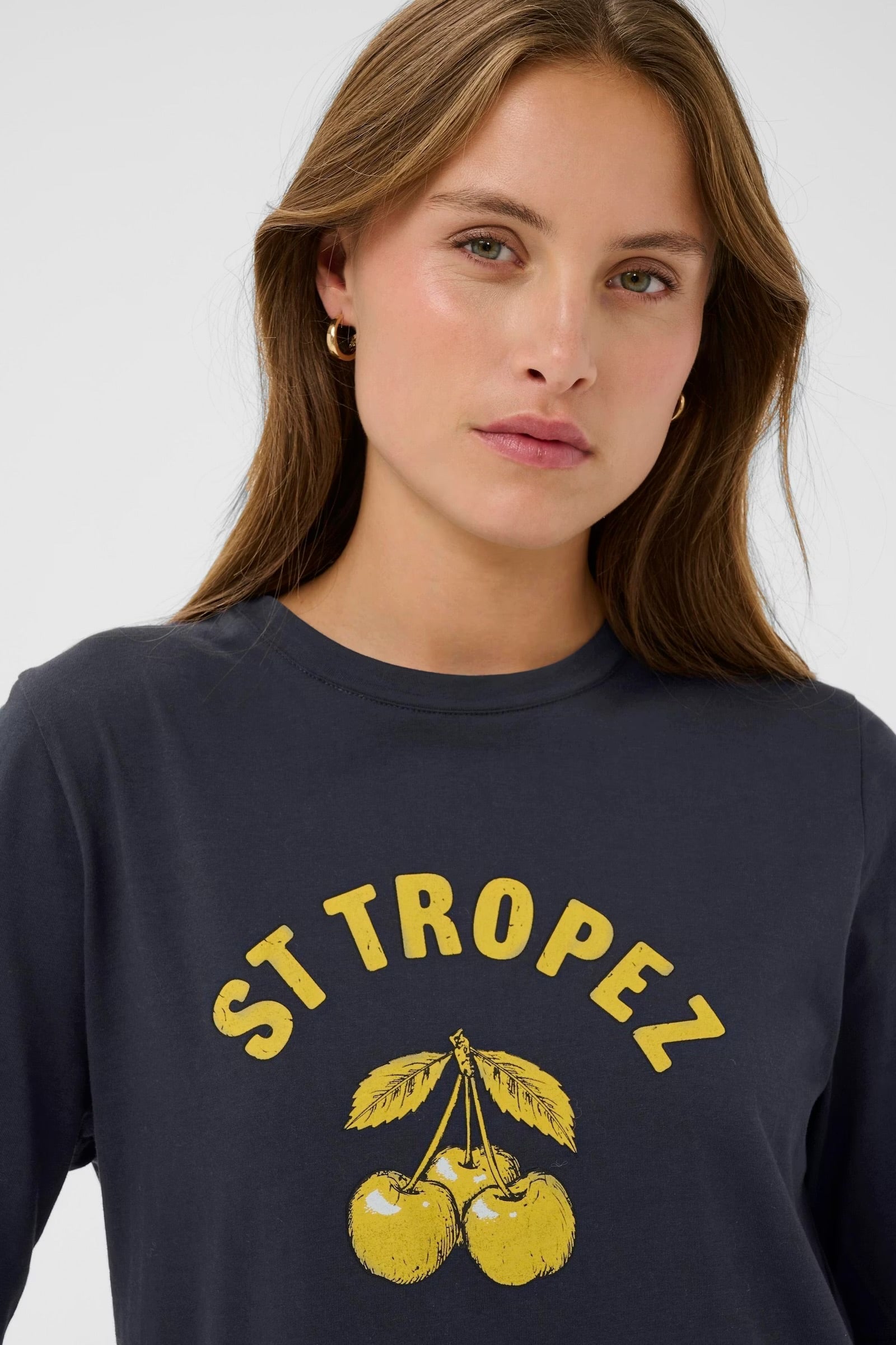 Saint Tropez Lemon T-shirt In night sky