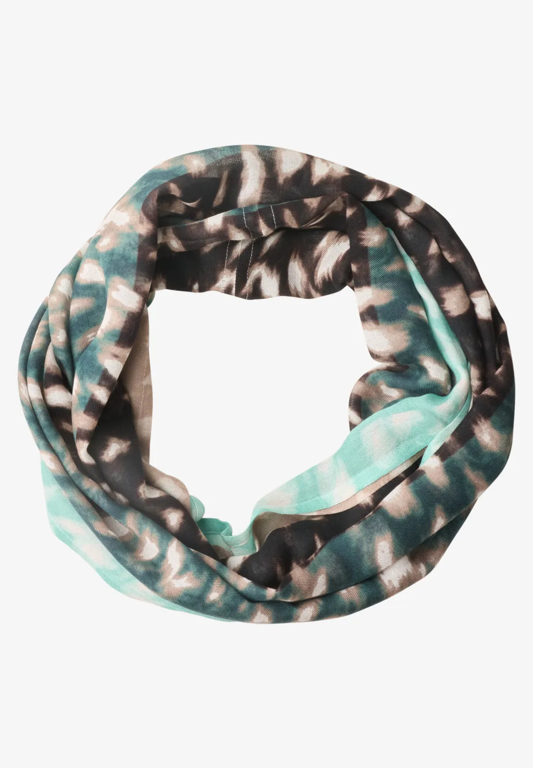 Patterned snood in multi