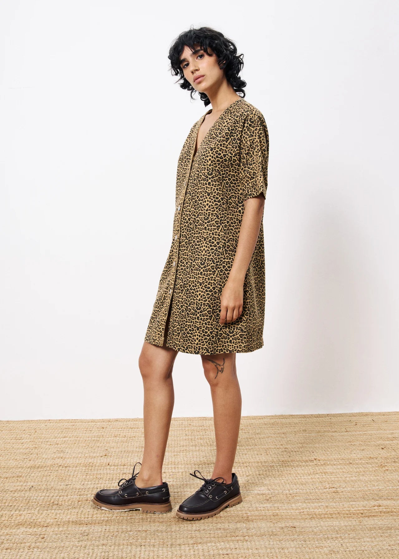 FRNCH Aelita Leopard Dress In Multi