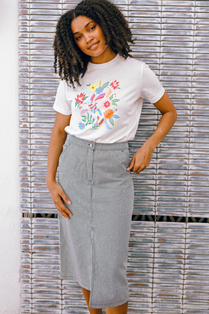 Sugarhill Brighton Hummingbird T-shirt In Off White