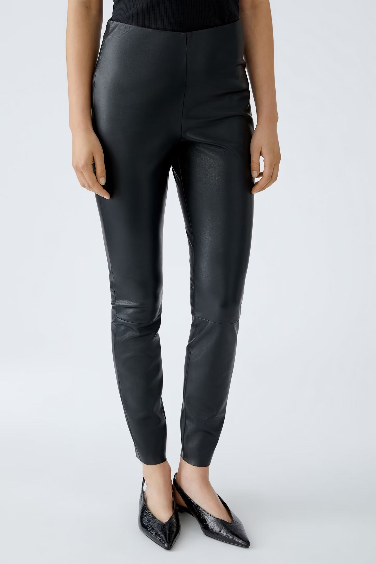 Oui Chasey Leggings In Black