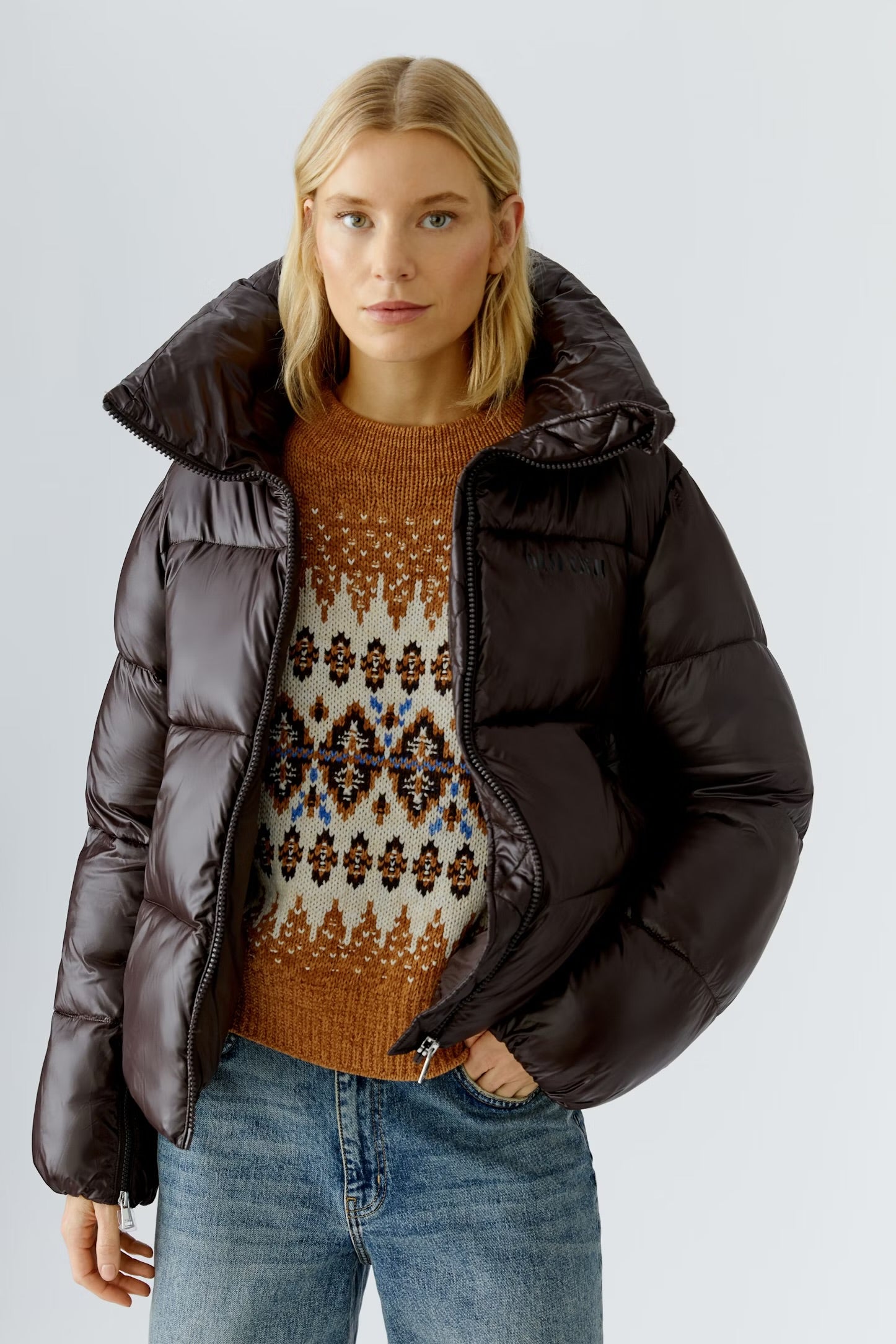 Oui Outdoor Jacket In Ganache
