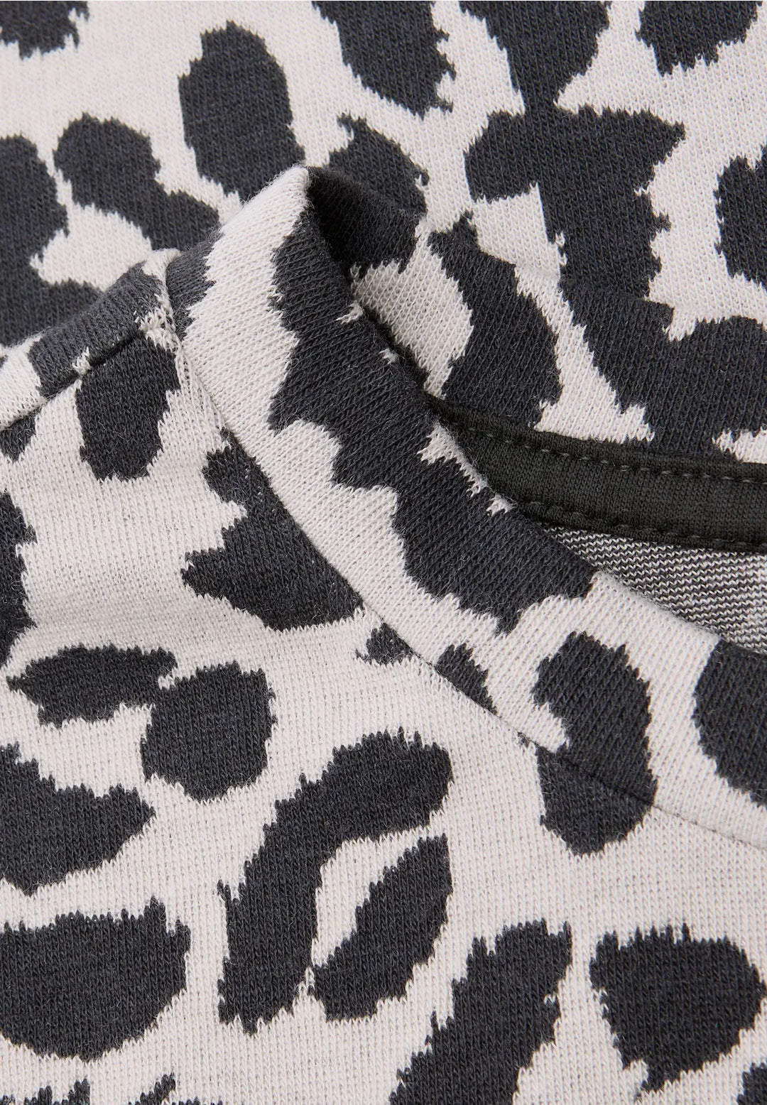 Street One Jacquard Sweatshirt In Soft Beige