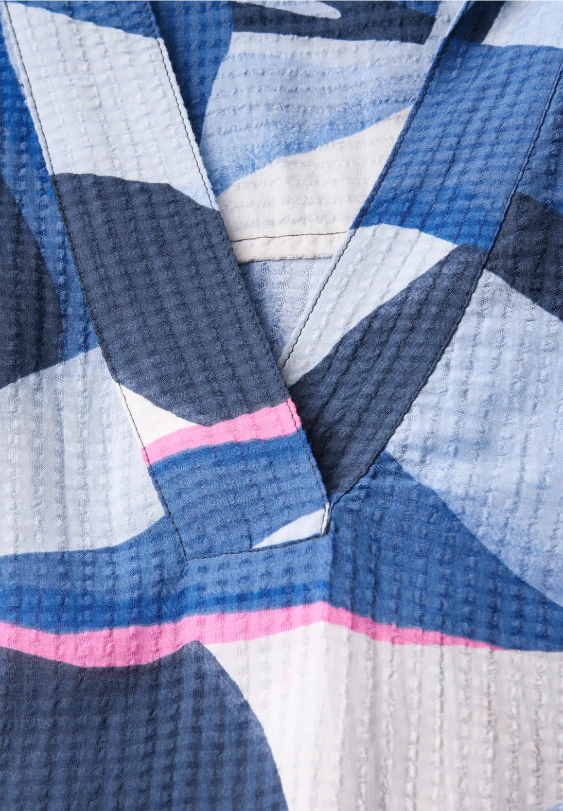 Cecil Print Blouse In Urban Navy