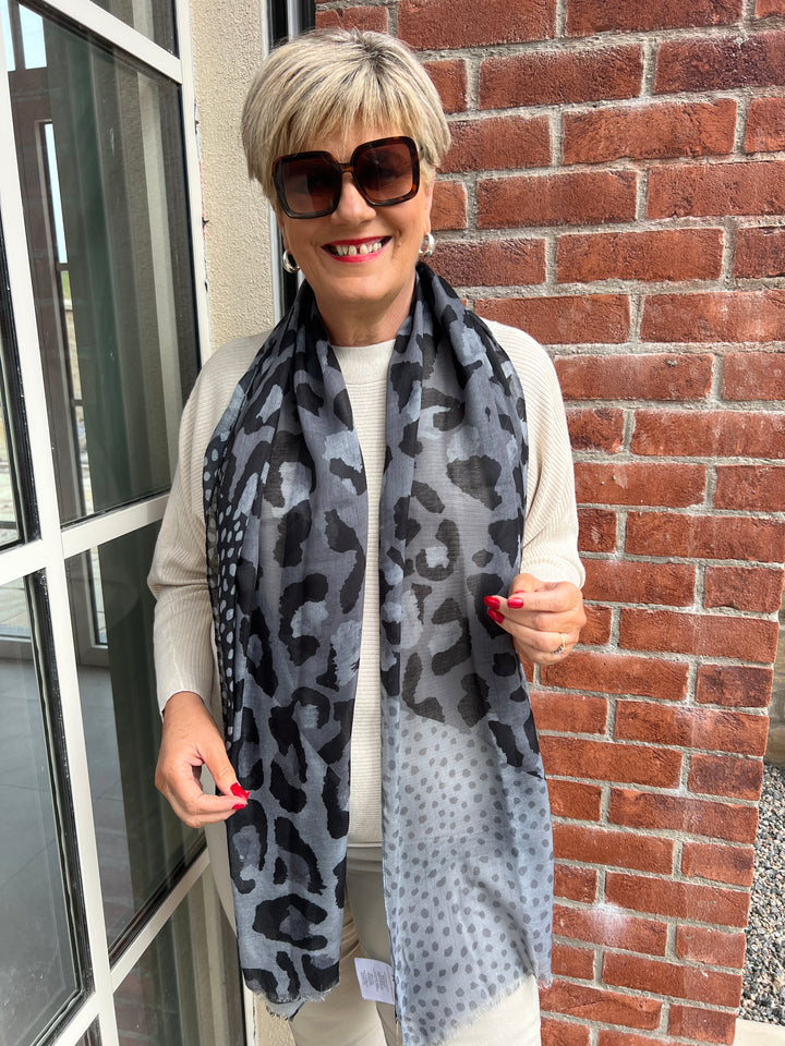 Soya Concept Shada Scarf In Black Multi