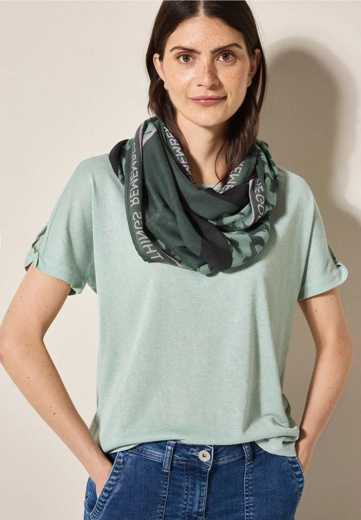 Cecil Loop Snood In Balmy Khaki