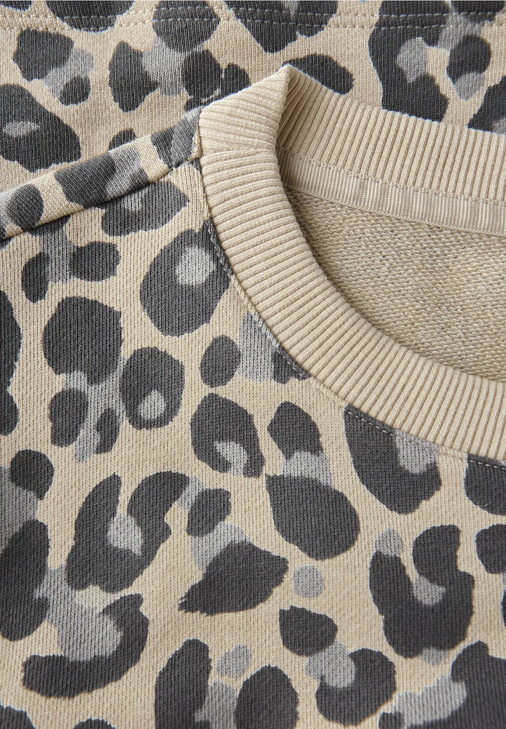 Street One Leo sweatshirt In Coastal Beige